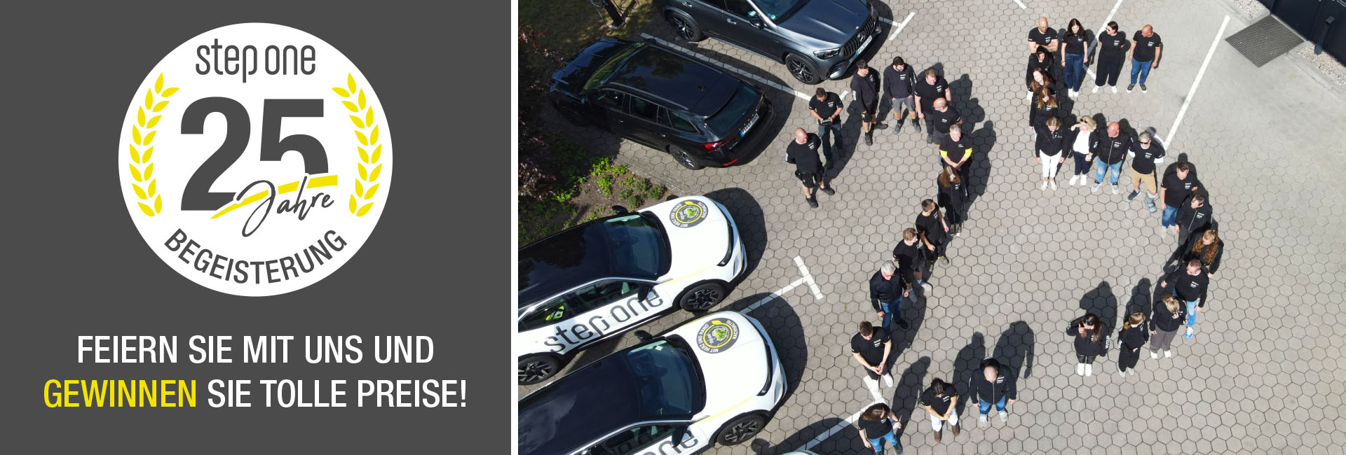 step one 25 Jahre Jubiläum